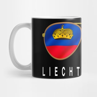Liechtenstein Sunglasses, Liechtenstein Flag, Liechtenstein gift ,  Liechtensteiner , Mug